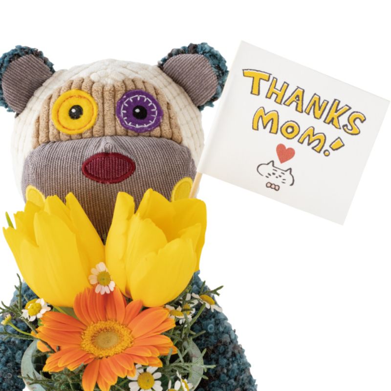 贈答用飾り 母ノ日フラワーピック-60 キャット(10本) ヘッズ