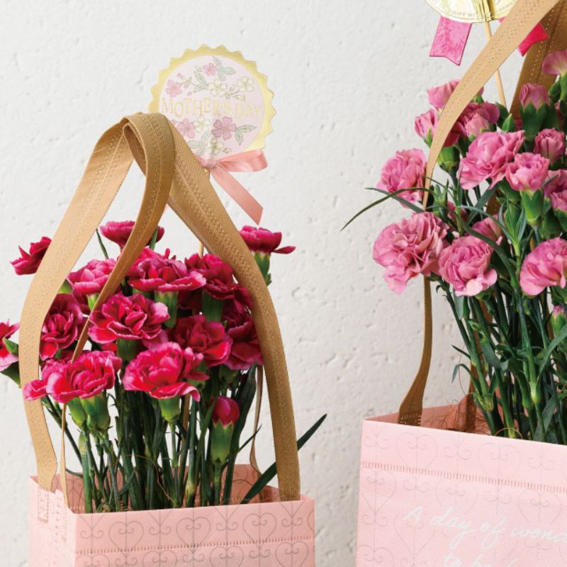 贈答用飾り 母ノ日フラワーピック-78 リースフラワー(10本) ヘッズ