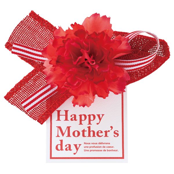 贈答用飾り 母ノ日フルリールクリップ付-1(10個) ヘッズ