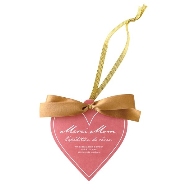 贈答用飾り 母ノ日ワンタッチタッグ付ゴムリボン-6(20個) ヘッズ