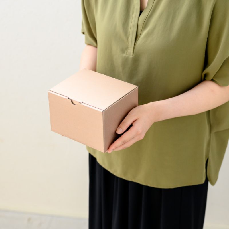 ギフト箱 無地シャンパンピンクギフトボックス-4(10枚) ヘッズ