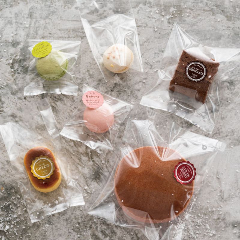 洋菓子・スイーツ用袋 無地スイーツパック クリア-15冷凍可(100枚) ヘッズ
