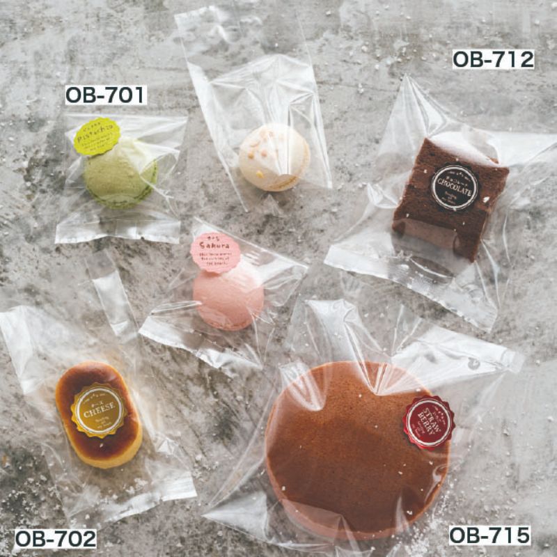 無地スイーツパック クリア-1冷凍可(100枚) ヘッズ