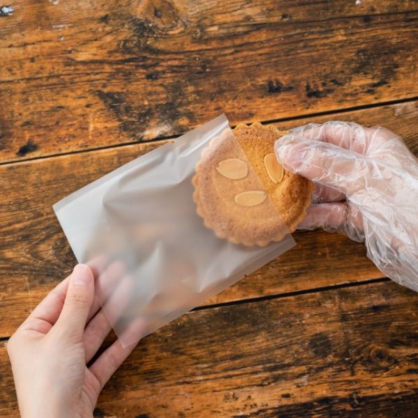 合掌袋 無地スイーツパック サイドシールマット-2(100枚) ヘッズ
