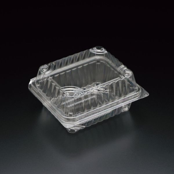 軽食容器 ユニコン LS-257-10 透明 スミ