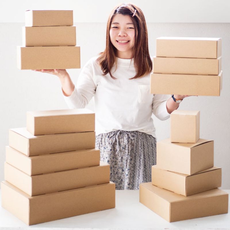 ギフト箱 無地スマートボックス クラフト-11(10枚) ヘッズ