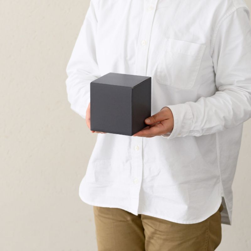 ギフト箱 無地スマートボックス ダークグレー-15(10枚) ヘッズ
