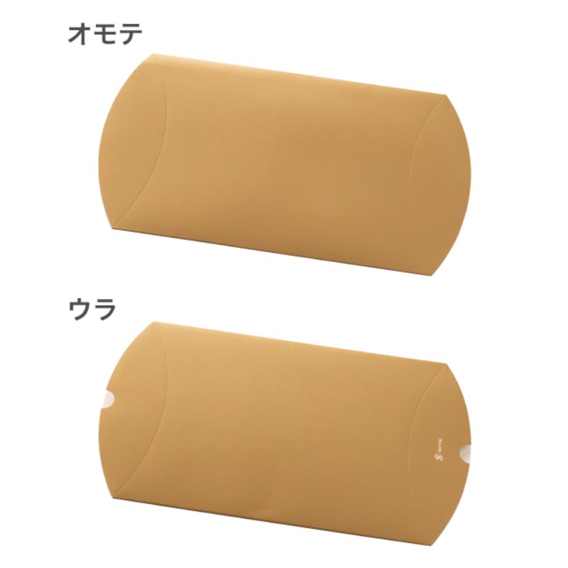 ギフト箱 無地ピローボックス-3 マットゴールド(10枚) ヘッズ