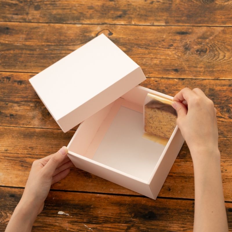 贈答箱 無地ピンクギフトBOX-S(10枚) ヘッズ