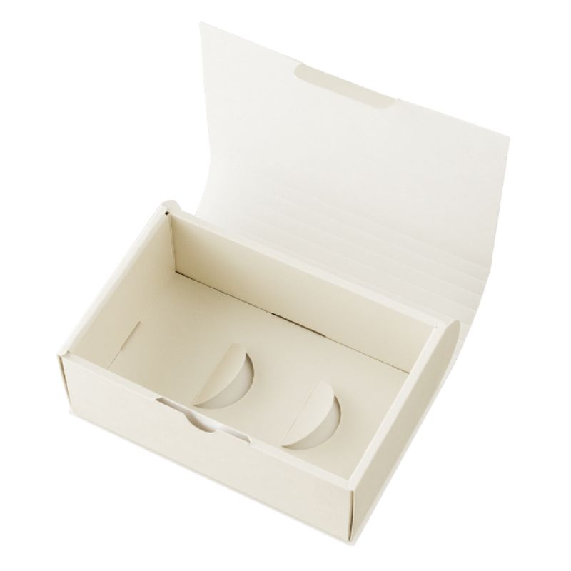 ギフト箱 無地ブック型ギフトBOXワイド オフホワイト-S(10枚) ヘッズ