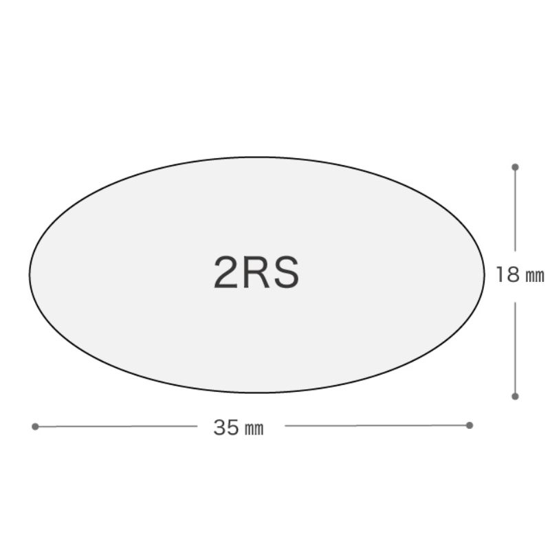 無地マットシルバーロールシール-2(500枚) ヘッズ