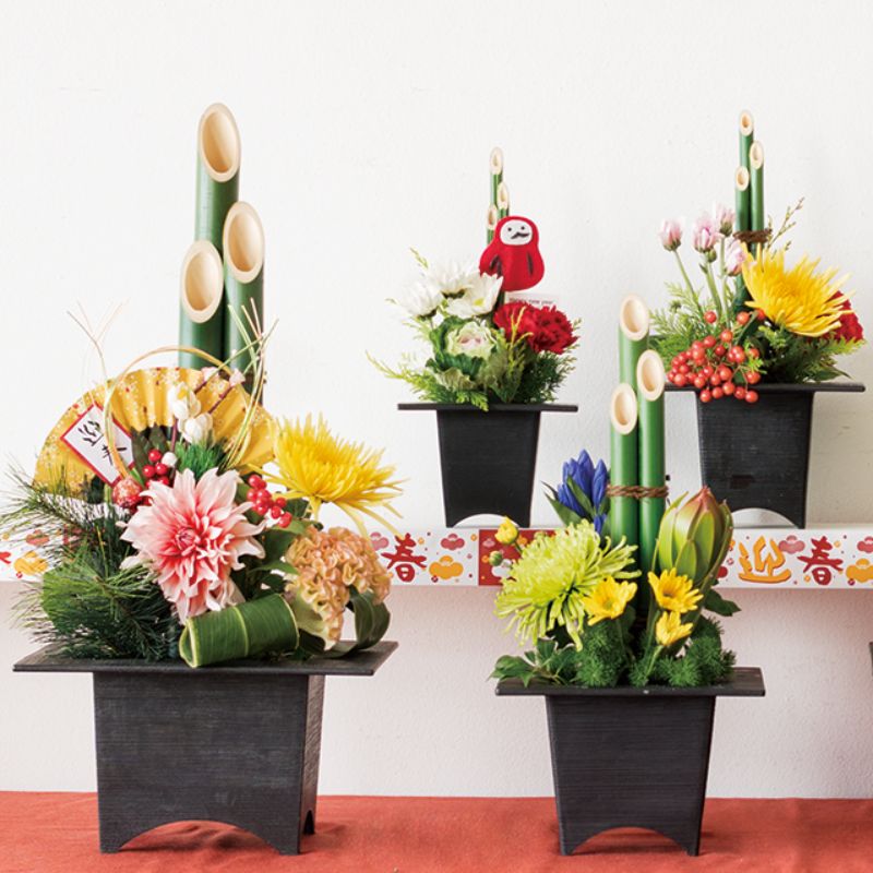 贈答用飾り 門松飾リL(6個) ヘッズ