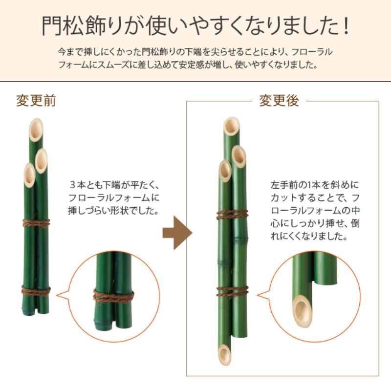 贈答用飾り 門松飾リL(6個) ヘッズ