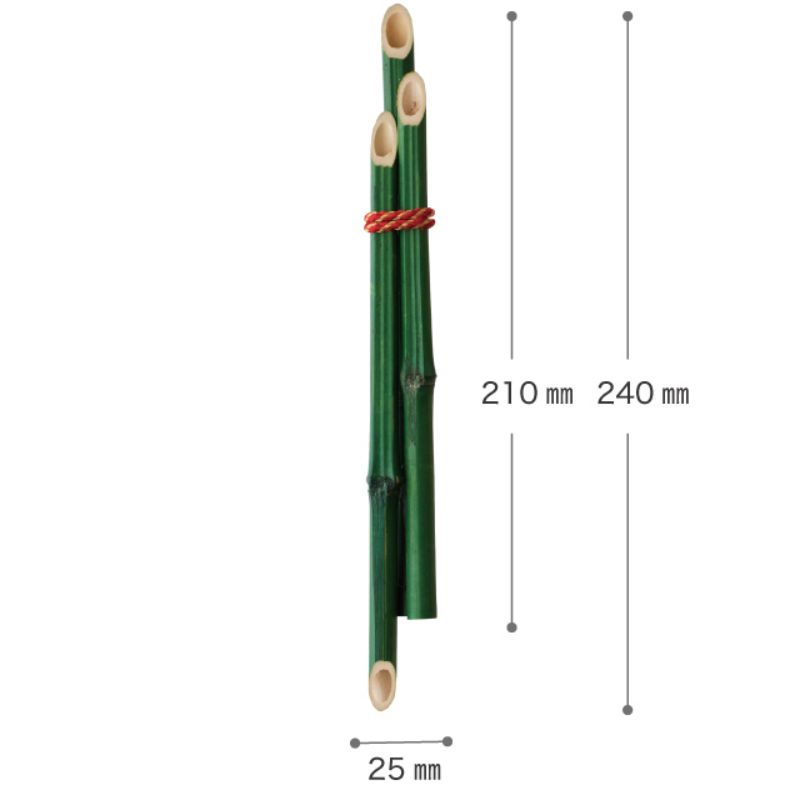 贈答用飾り 門松飾リS 赤組紐(10個) ヘッズ