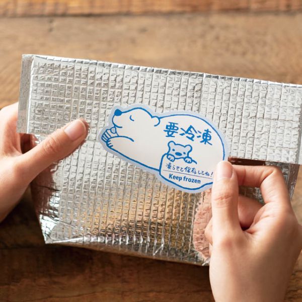 ラベル 要冷凍シール-6 白くま(60枚) ヘッズ