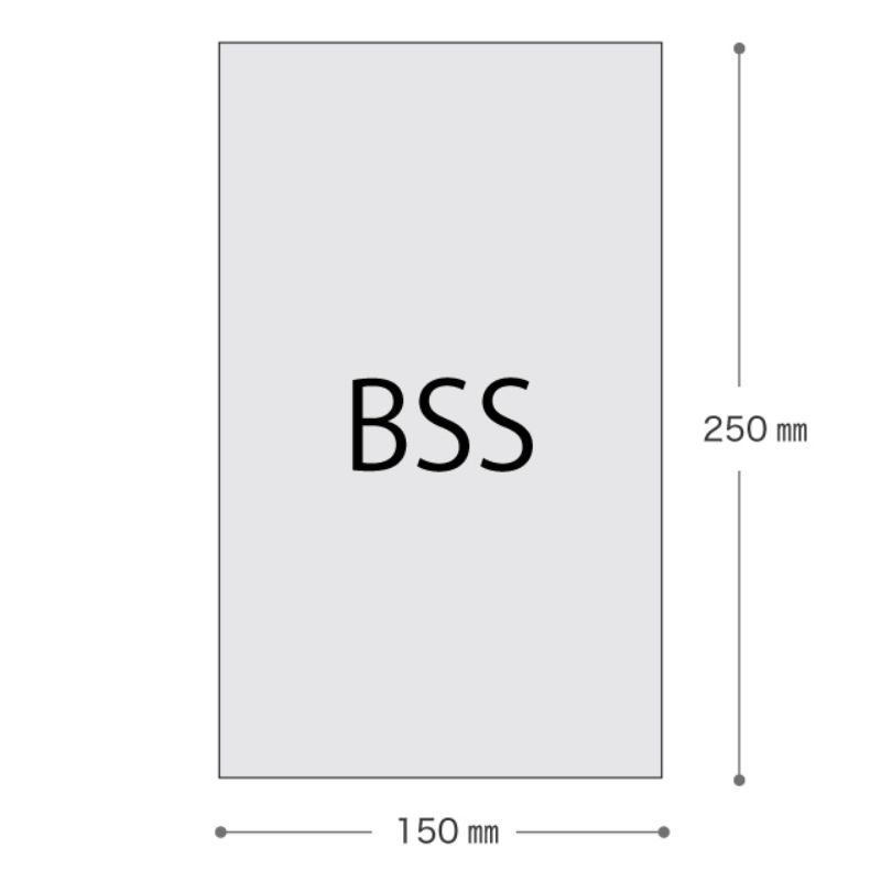 袋 梨地バッグホワイト-SS(50枚) ヘッズ