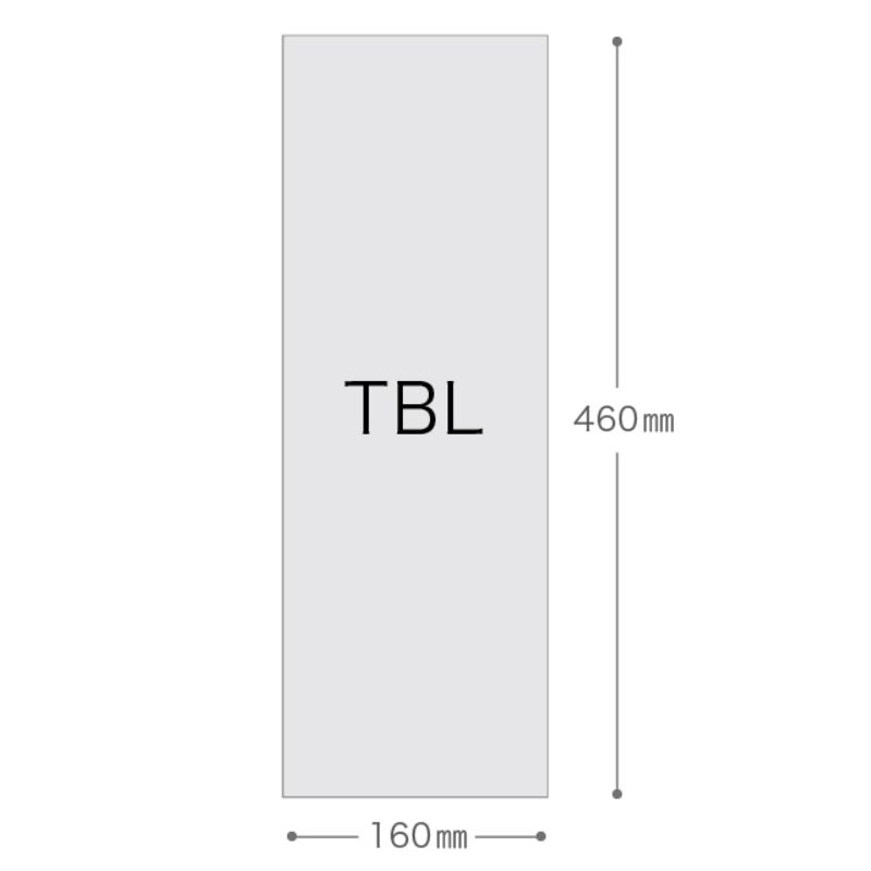 袋 梨地縦長バッグレッド-TL(50枚) ヘッズ