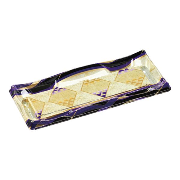 寿司容器 輝皿1-5 本体 びょうぶ紫 エフピコ