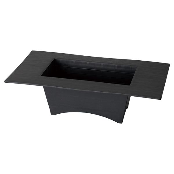 和風アーチスタンドポット ブラック-W(5個) ヘッズ