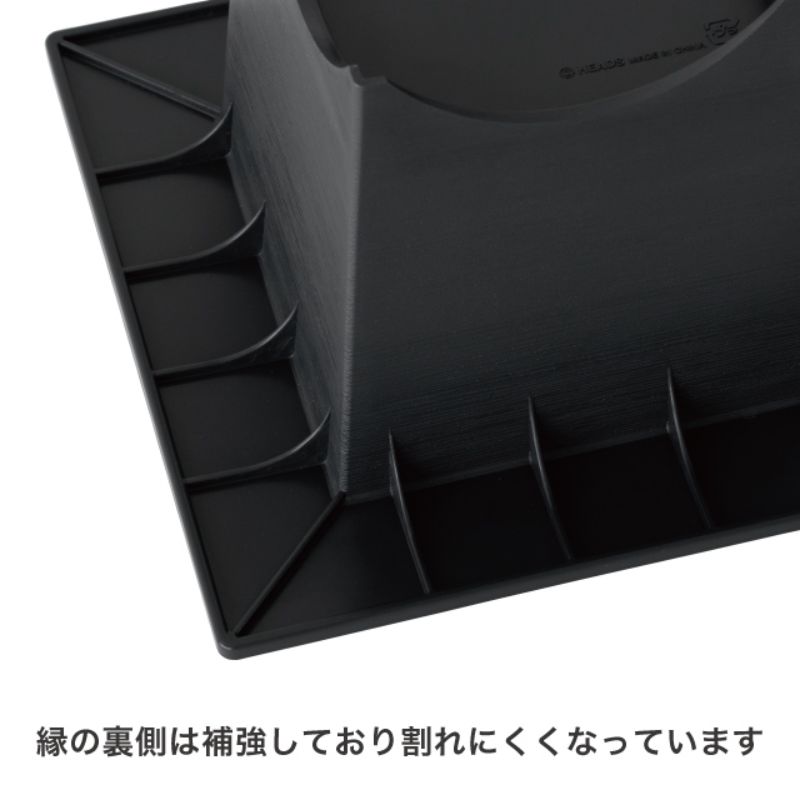 和風アーチスタンドポット ブラック-W(5個) ヘッズ