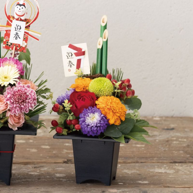 和風アーチスタンドポット ブラック-XS(10個) ヘッズ