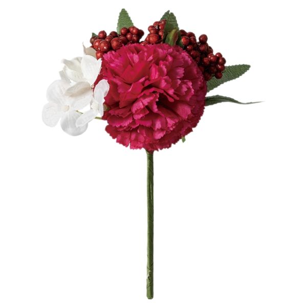 贈答用飾り 和風フルリール ピンクマム(6個) ヘッズ