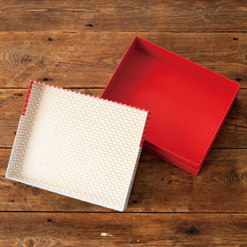 ギフト箱 和模様貼箱-M(4個) ヘッズ