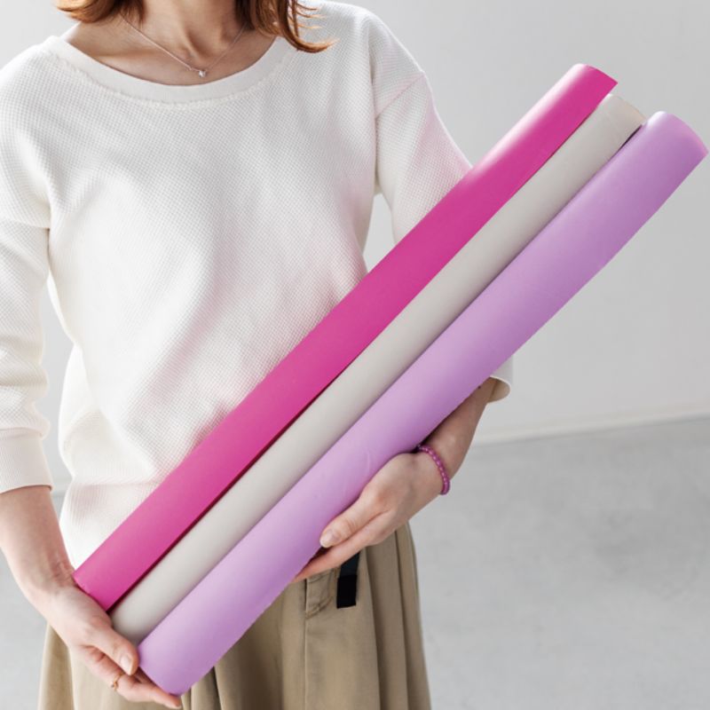 包装紙 撥水ペーパーロール-1 レッド(1巻) ヘッズ