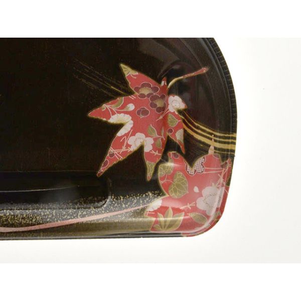 寿司容器 半月皿20-12 本体 風花赤 エフピコ
