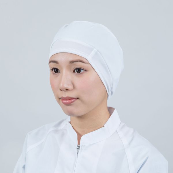 衛生用帽子 フィットインナー FHI-800 ホワイト M 日本フィットフード