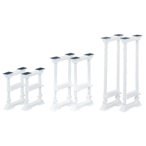 【防災】転倒防止用品 IRIS 248250 家具転倒防止伸縮棒L (高さ70～120cm・H型) 2本セット アイリスオーヤマ