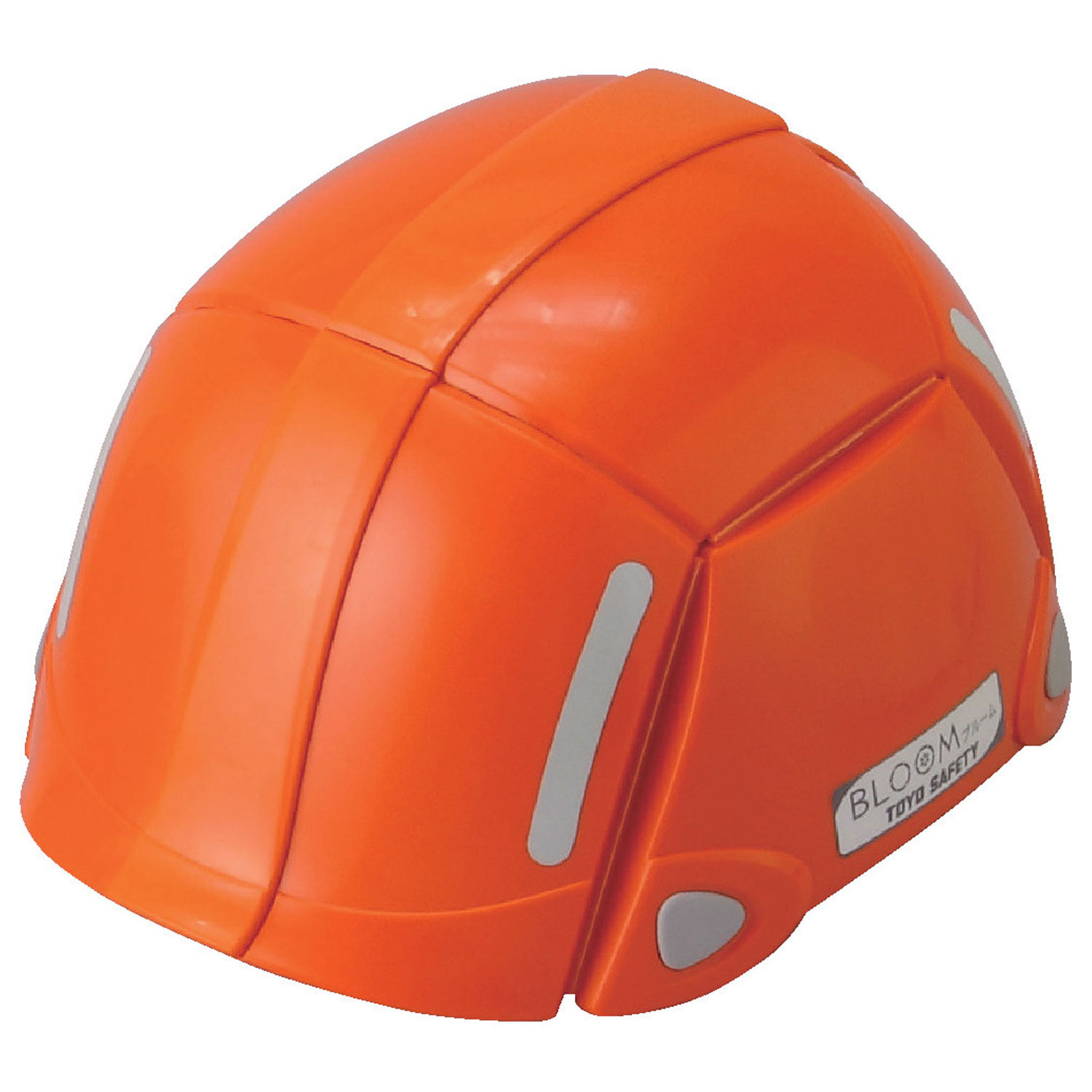 防災】ヘルメット 防災用 折りたたみヘルメット BLOOM オレンジ