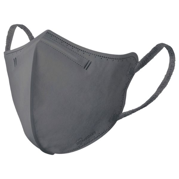 アイリスオーヤマ マスク IRIS 289231 DAILY FIT MASK 立体マスク ゆったり大きめサイズ 5枚入 グレー