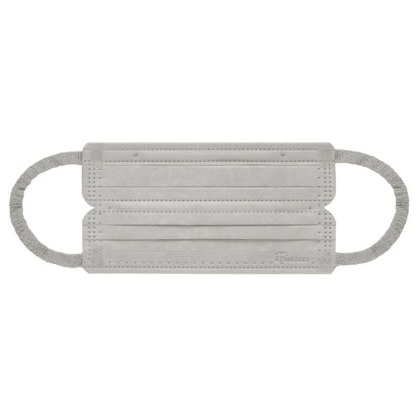 サージカルマスク IRIS 290406 DAILY FIT MASK プリーツ ふつうサイズ 7枚入 グレー アイリスオーヤマ
