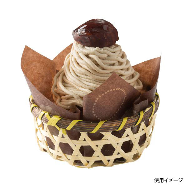 ケーキトレー 竹丸 薄黄 石渡