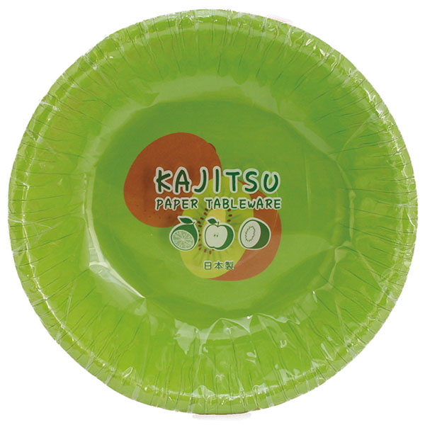紙皿 KAJITSU ペーパーボール(3柄ソート)4枚入 アートナップ