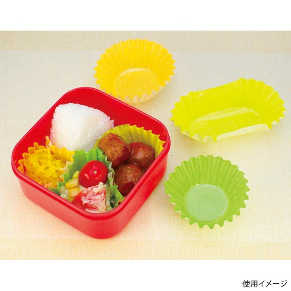 紙カップ 抗菌おかずケース6号(3色アソート)60枚入 アートナップ