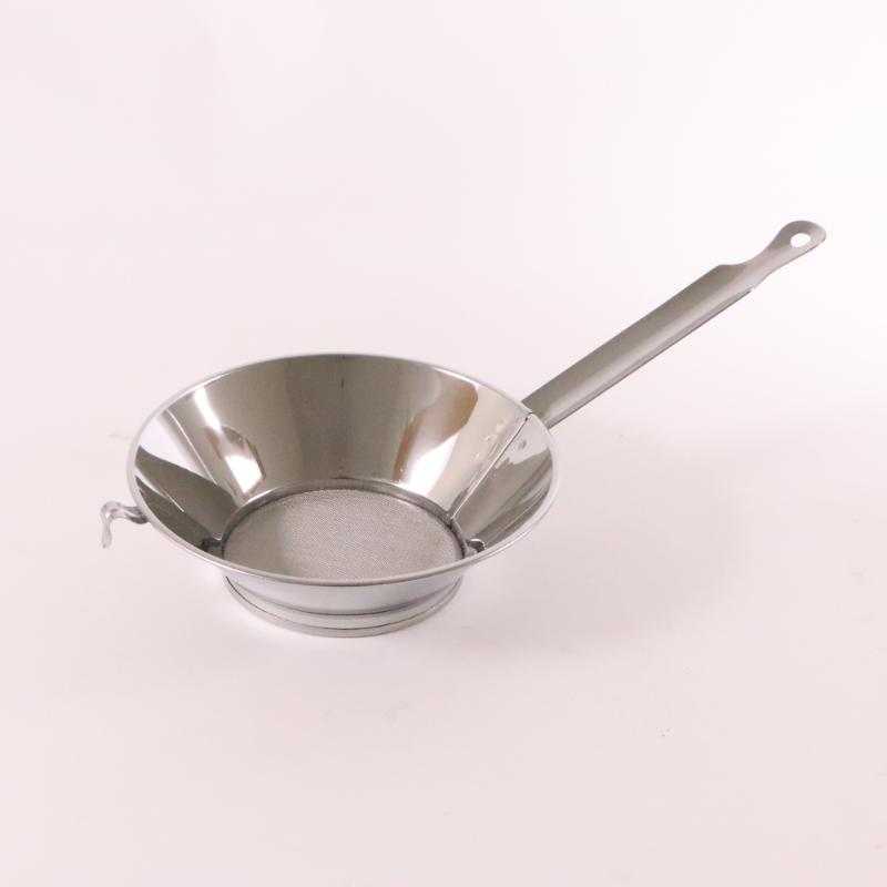 揚げ物用品 BK 18-8強力油こし No.5 本間冬治工業