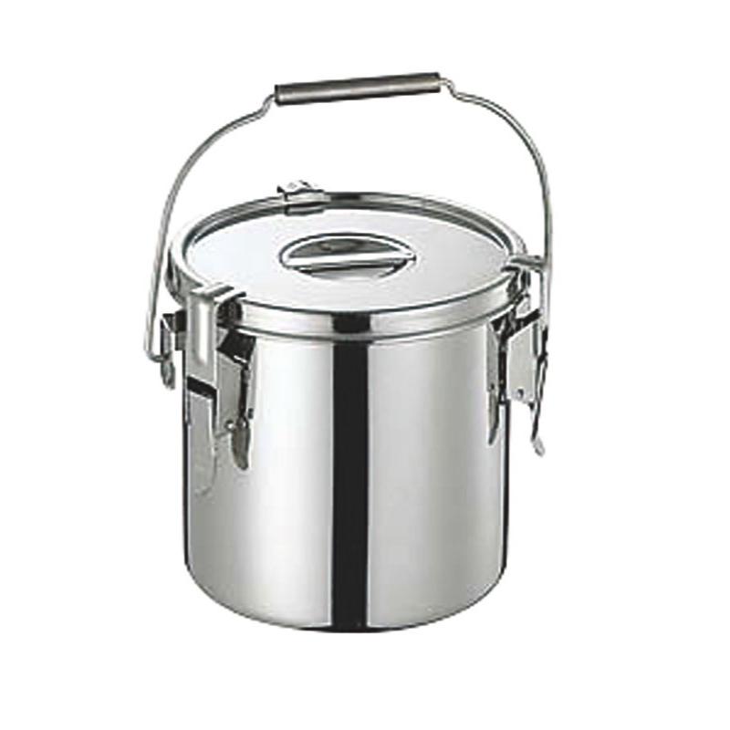 運搬容器 CLO モリブデンパッキン付汁食缶 33cm(26.0L) 大屋金属