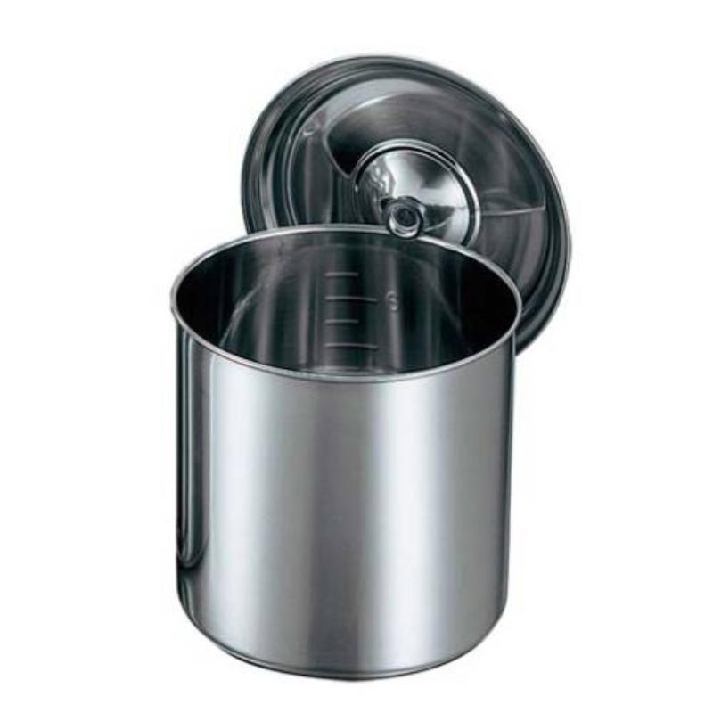 CLO モリブデンキッチンポット 目盛付 16cm(3.2L) 手無 大屋金属