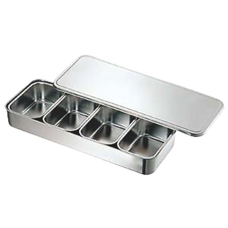 調味料入れ CLO 18-8大型プレスヤクミ入 長4ヶ入