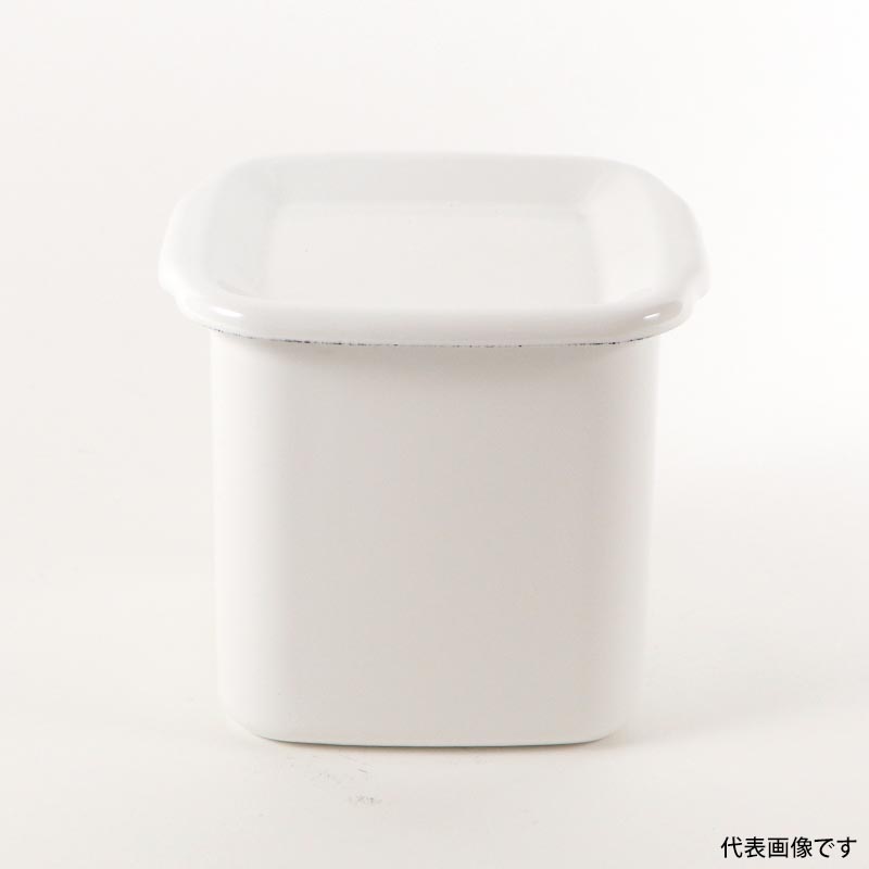 保存容器 野田琺瑯 WSH-M w/s スクウェア M琺瑯蓋付