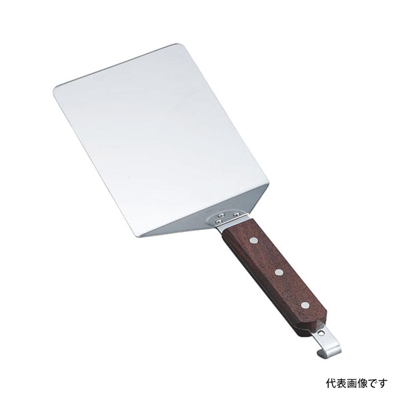 調理道具 ローズ柄18Crステンハンバーグターナー 中 No.534