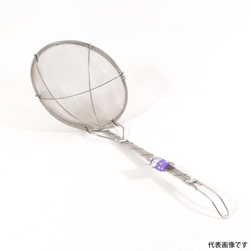 揚げ物用品 (上)手編かす揚 11cm(32メッシュ)