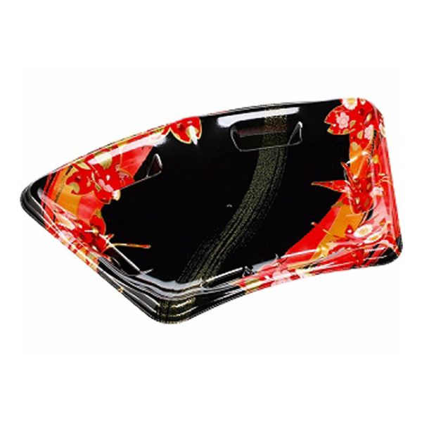 寿司容器 扇皿29-19(V1) 本体 風花赤 エフピコ