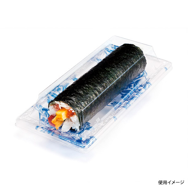 刺身容器 バイオPET ふれあい 25-12B はまい青 リスパック 刺身容器 バイオPET ふれあい 25-12B はまい青 リスパック