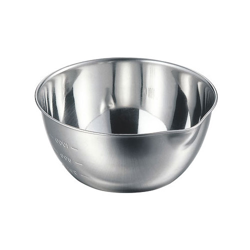 調理用品 目盛付片口ボール 15cm 竹井器物製作所