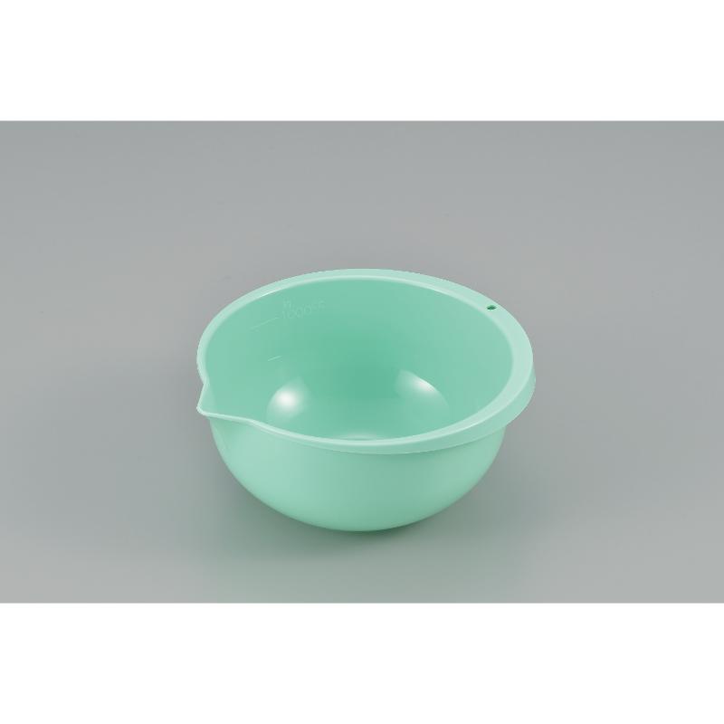 調理用品 MS-104 片口ボール(小) グリーン抗菌 PP エンテック