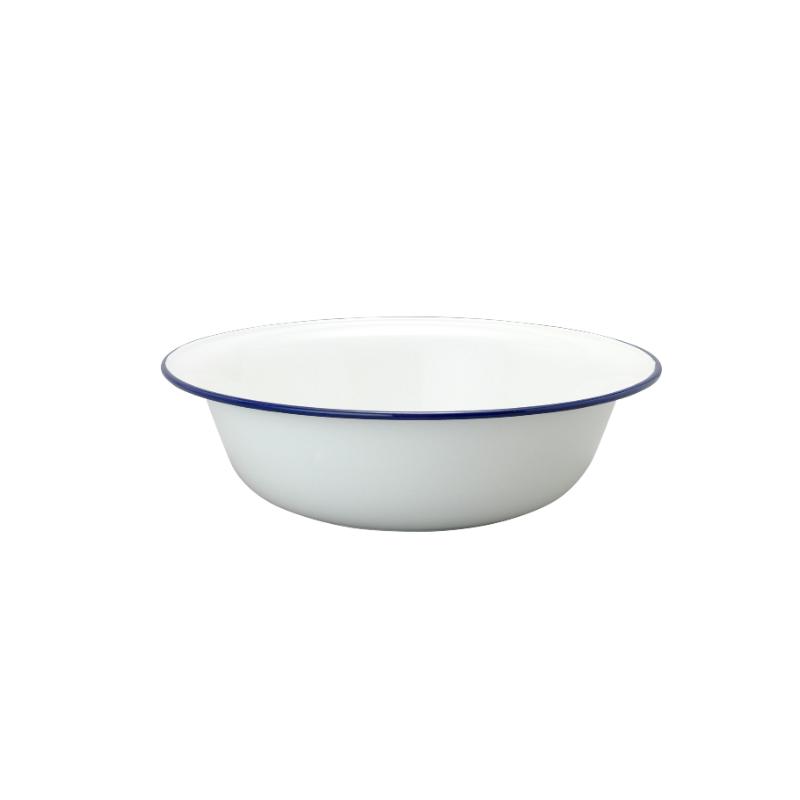 調理用品 野田琺瑯 洗面器 紺縁