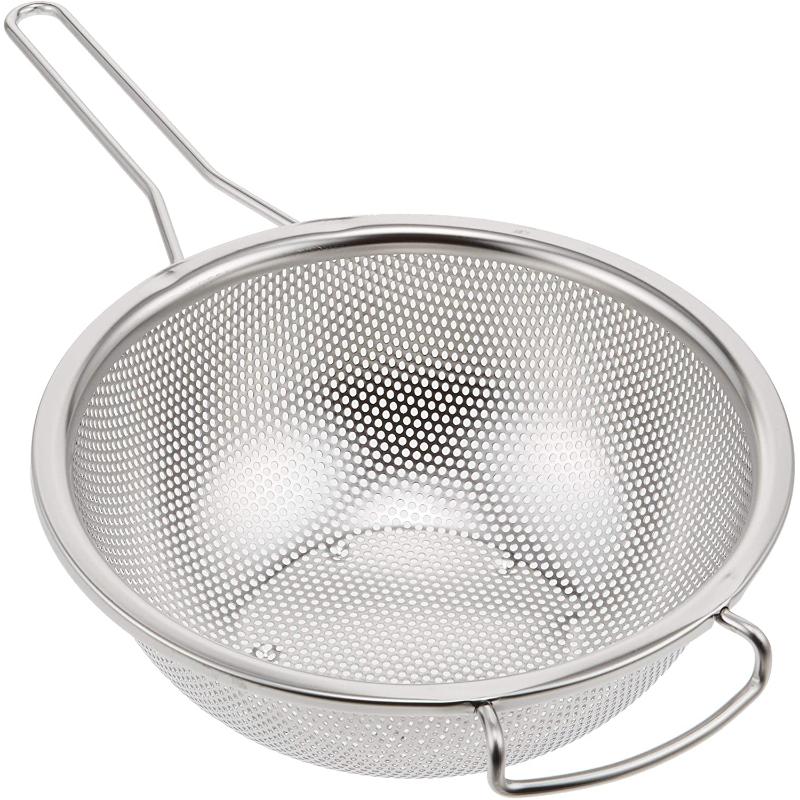 調理用品 F18-8 片手メッシュボール 18cm 藤井器物製作所